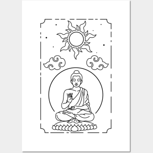 Meditating Buddha Posters and Art